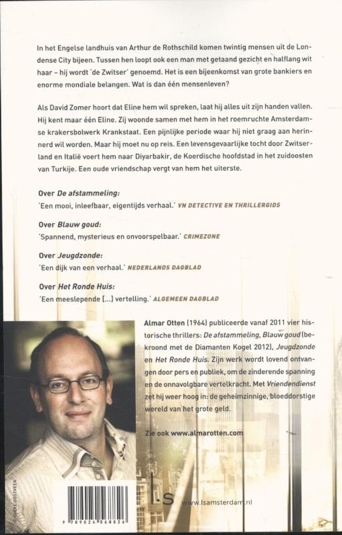 Achterkant van Vriendendienst