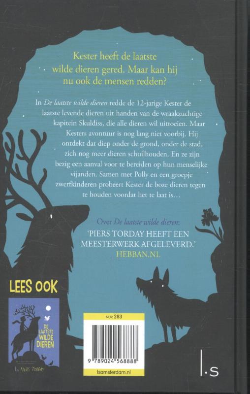 Achterkant van De dieren van het duister