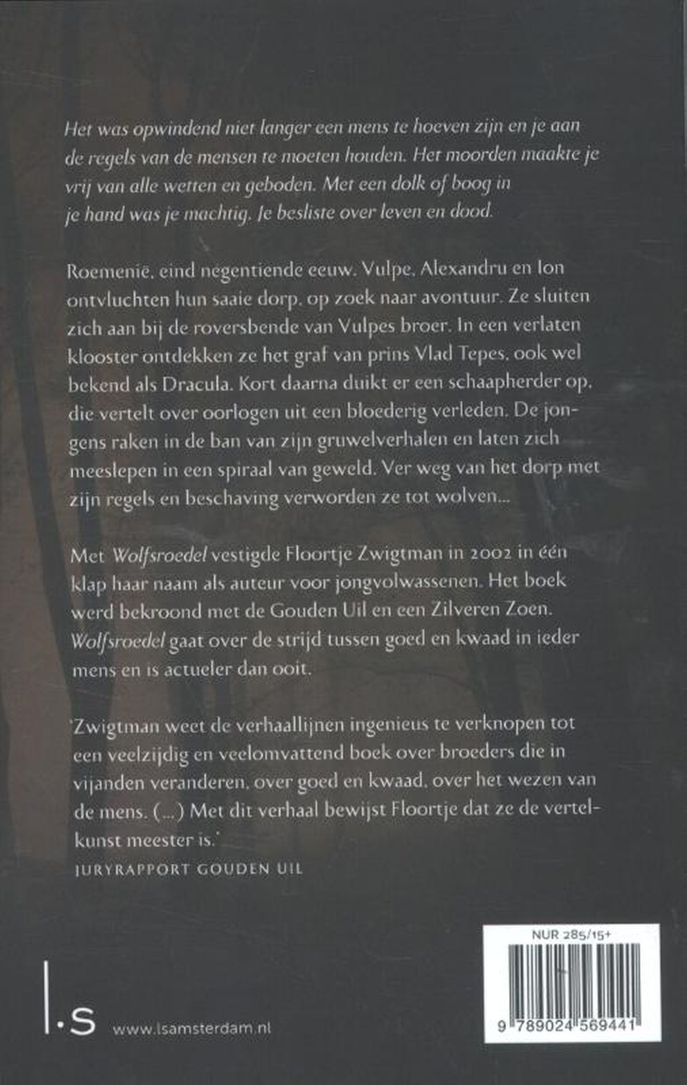 Achterkant van Wolfsroedel