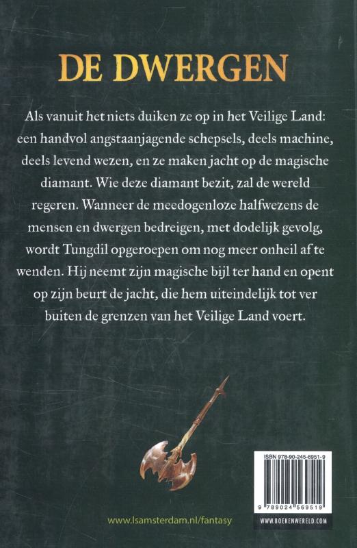 Achterkant van De wraak van de dwergen
