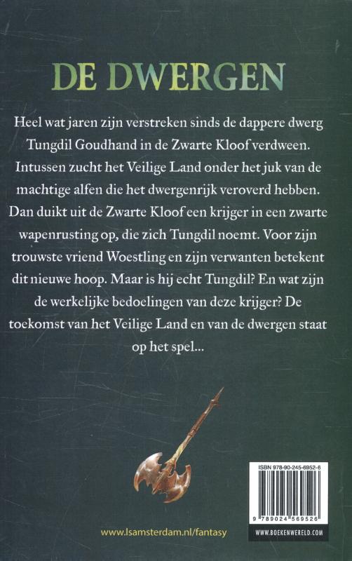 Achterkant van Het lot van de dwergen