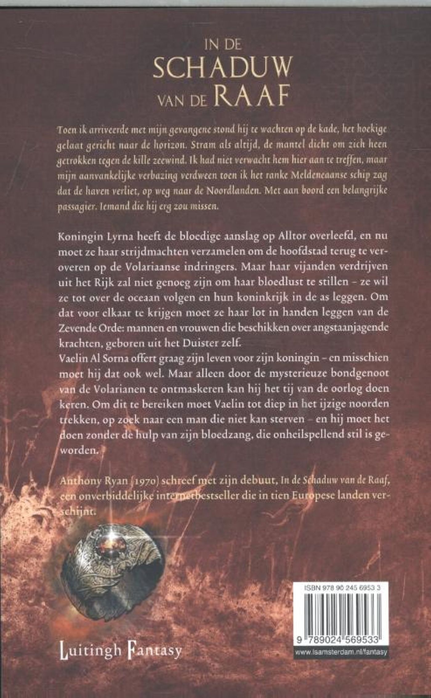 Achterkant van De vuurkoningin