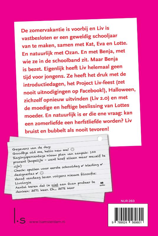 Achterkant van I love me