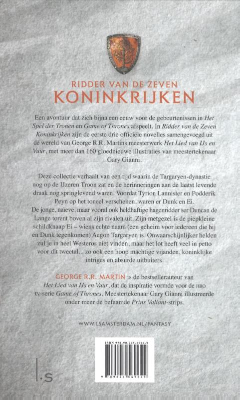 Achterkant van Ridder van de Zeven Koninkrijken