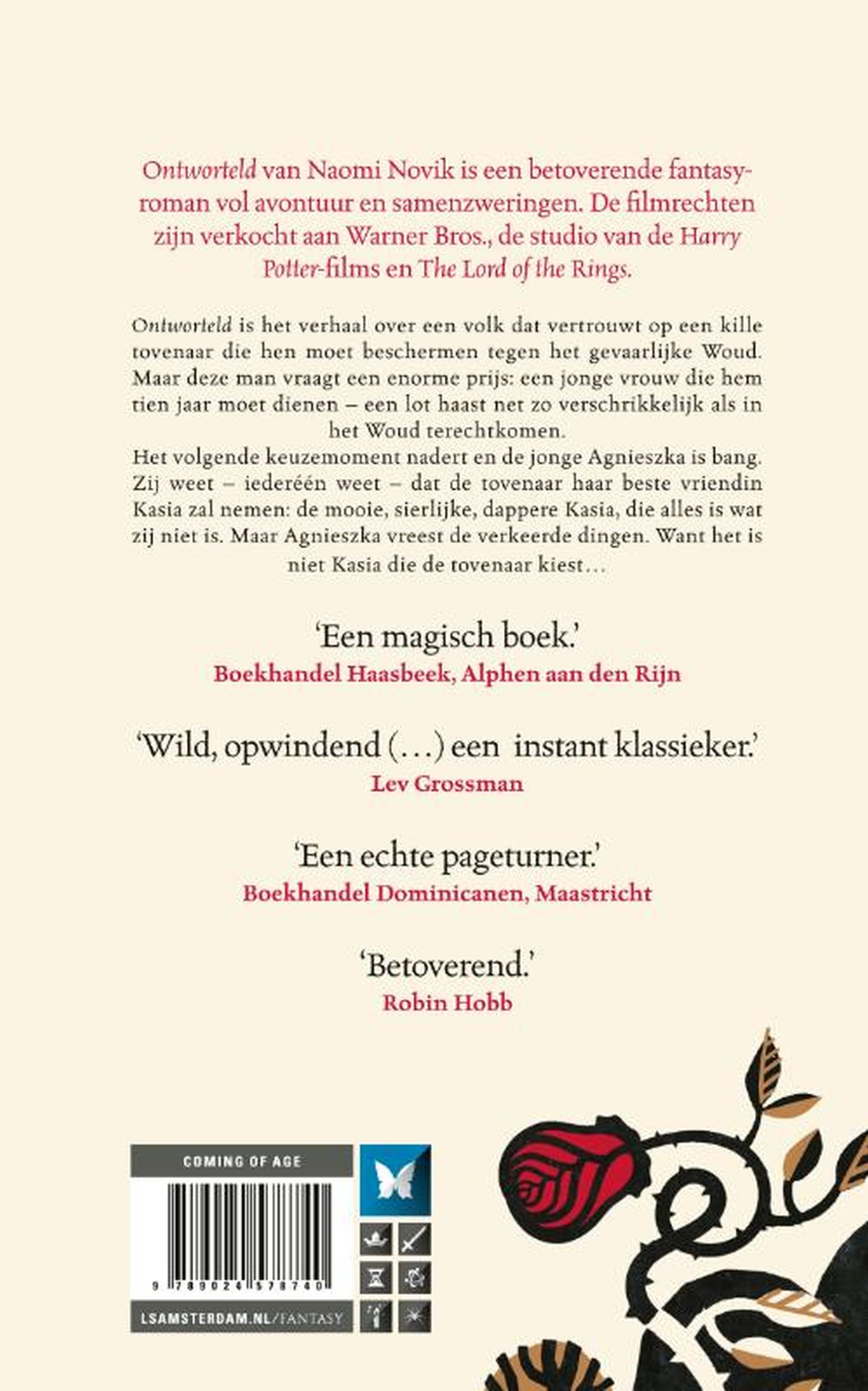Achterkant van Ontworteld