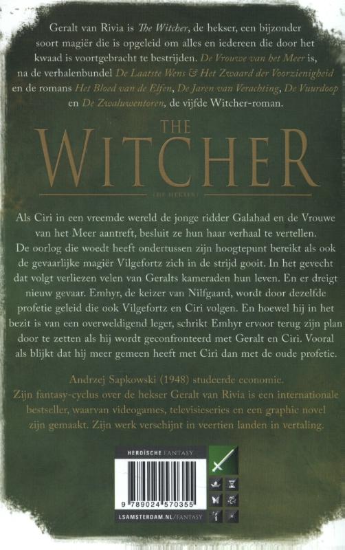 Achterkant van De Vrouwe van het Meer