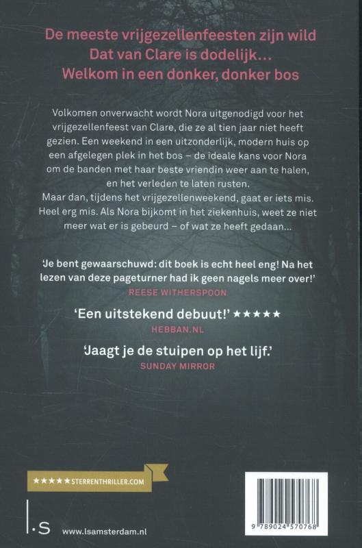 Achterkant van In een donker donker bos