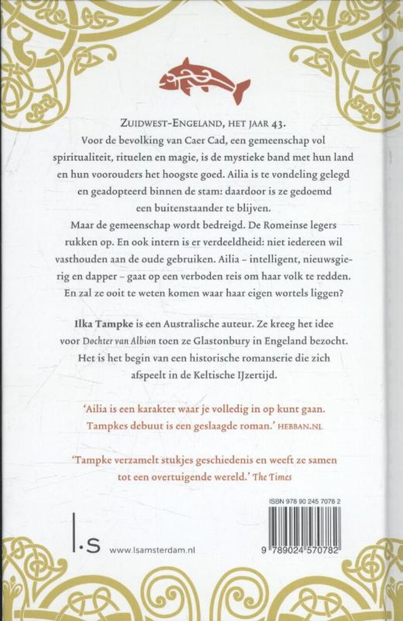 Achterkant van Dochter van Albion