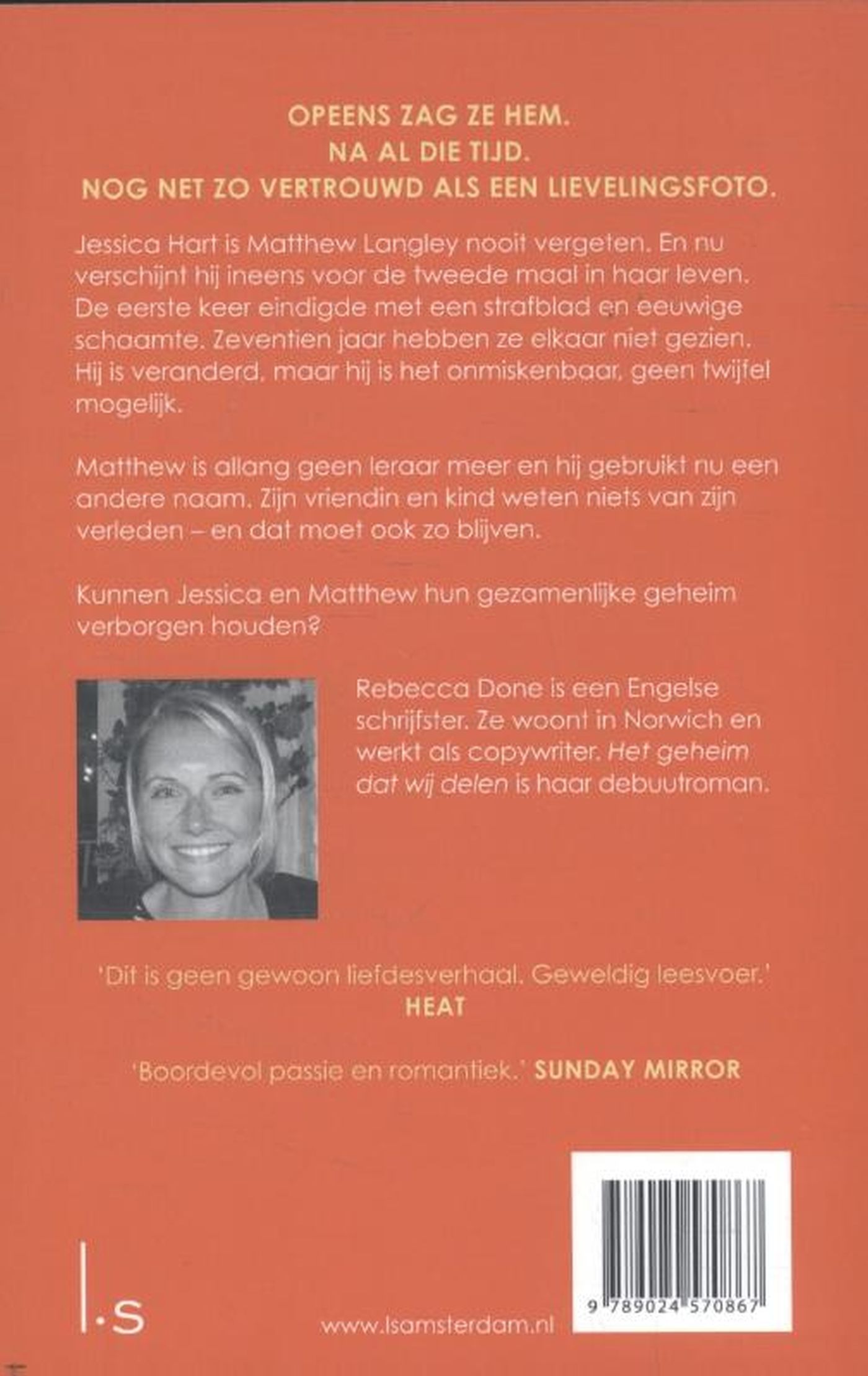 Achterkant van Het geheim dat wij delen