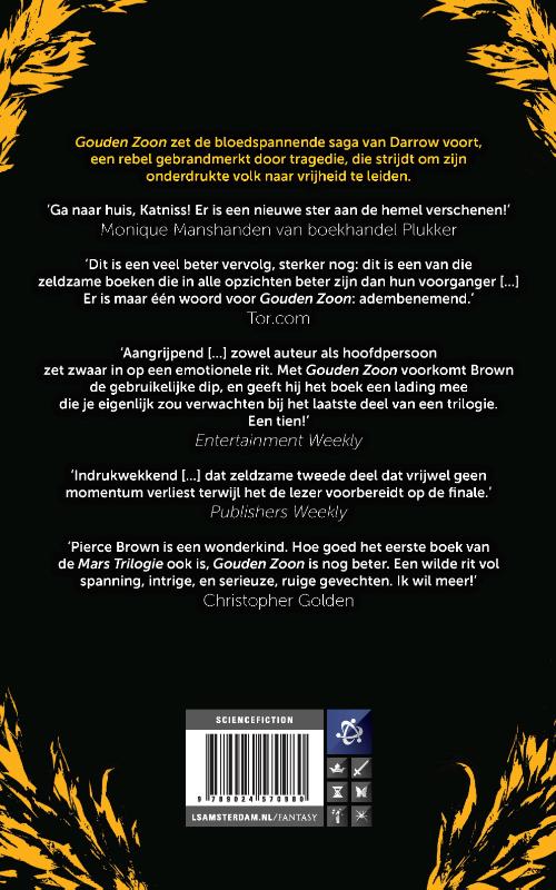 Achterkant van Gouden Zoon