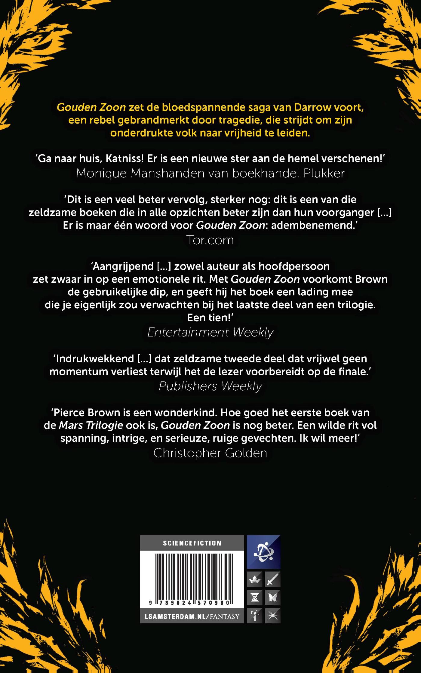 Achterkant van Gouden Zoon