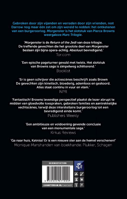 Achterkant van De Mars Trilogie 3 - Morgenster