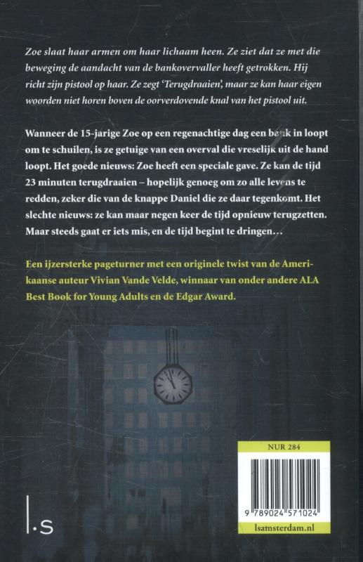 Achterkant van 23 minuten