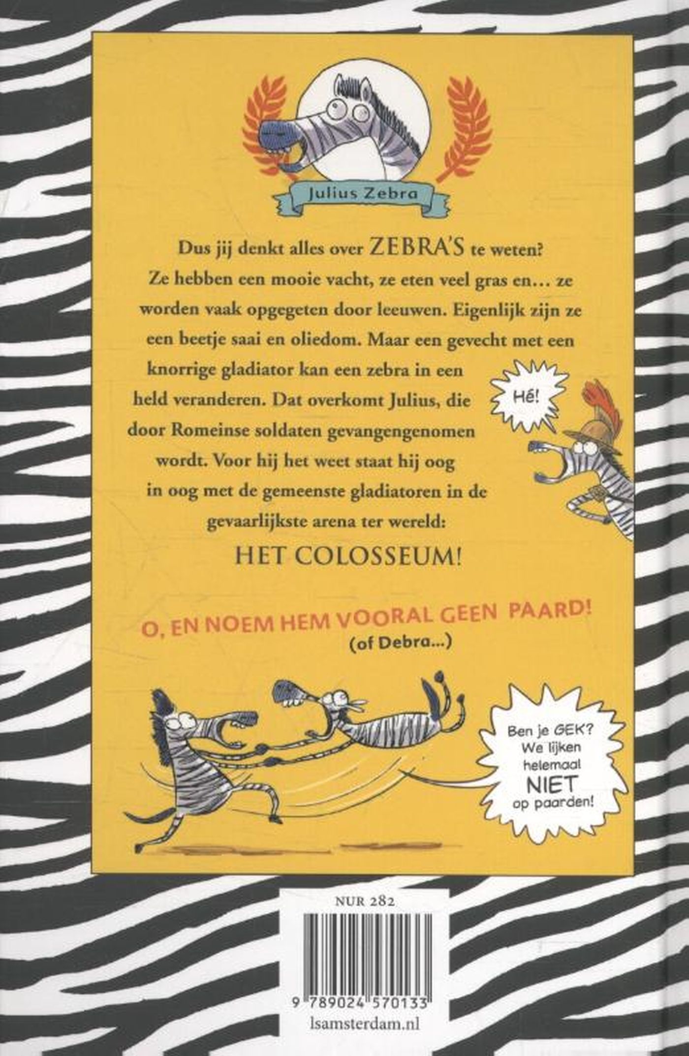 Achterkant van Rollebollen met de Romeinen
