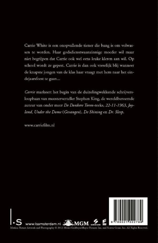 Achterkant van Carrie
