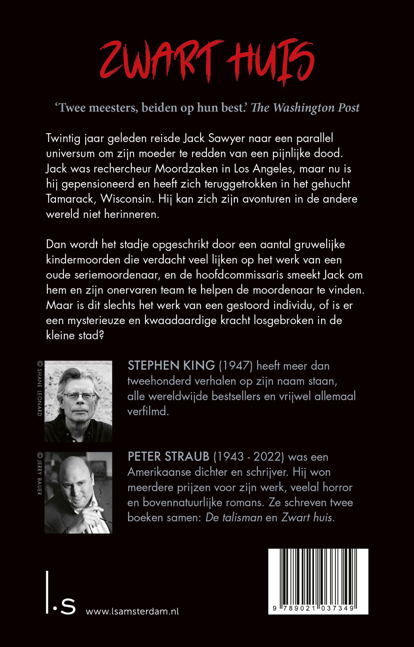 Achterkant van Zwart huis