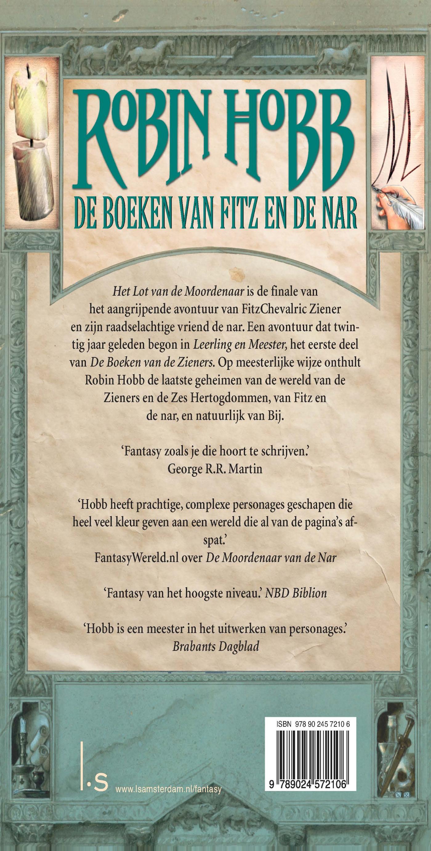 Achterkant van Het lot van de moordenaar