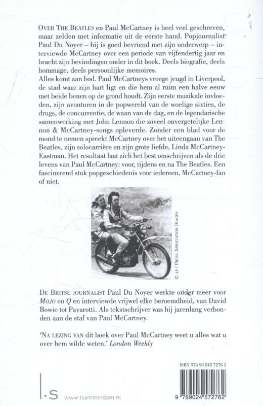 Achterkant van McCartney over McCartney (en The Beatles)