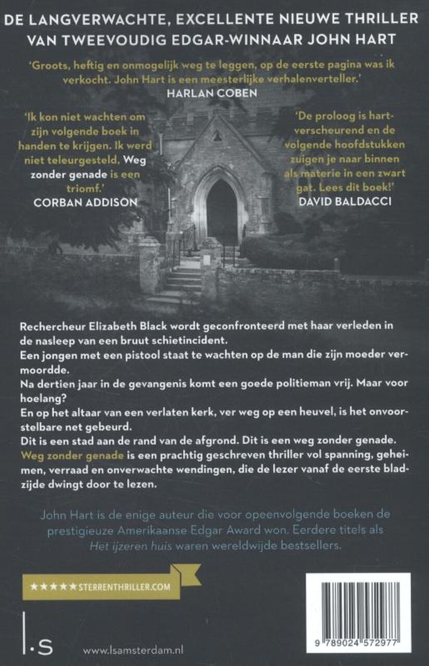 Achterkant van Weg zonder genade