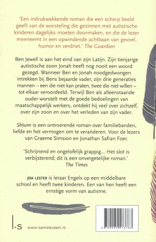 Achterkant van Shtum
