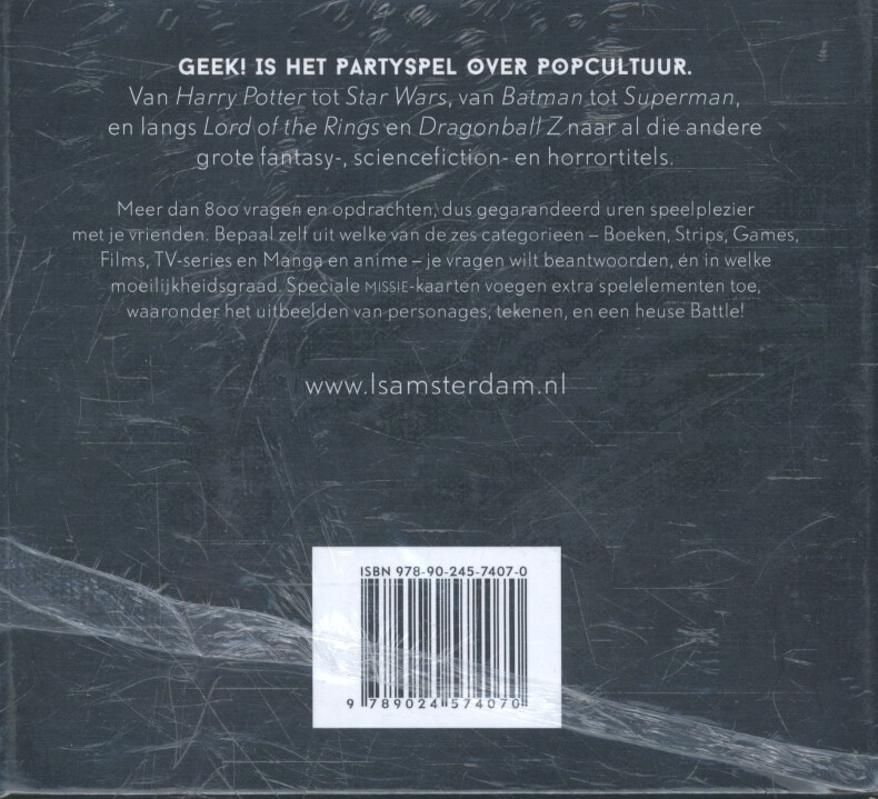 Achterkant van Geek!