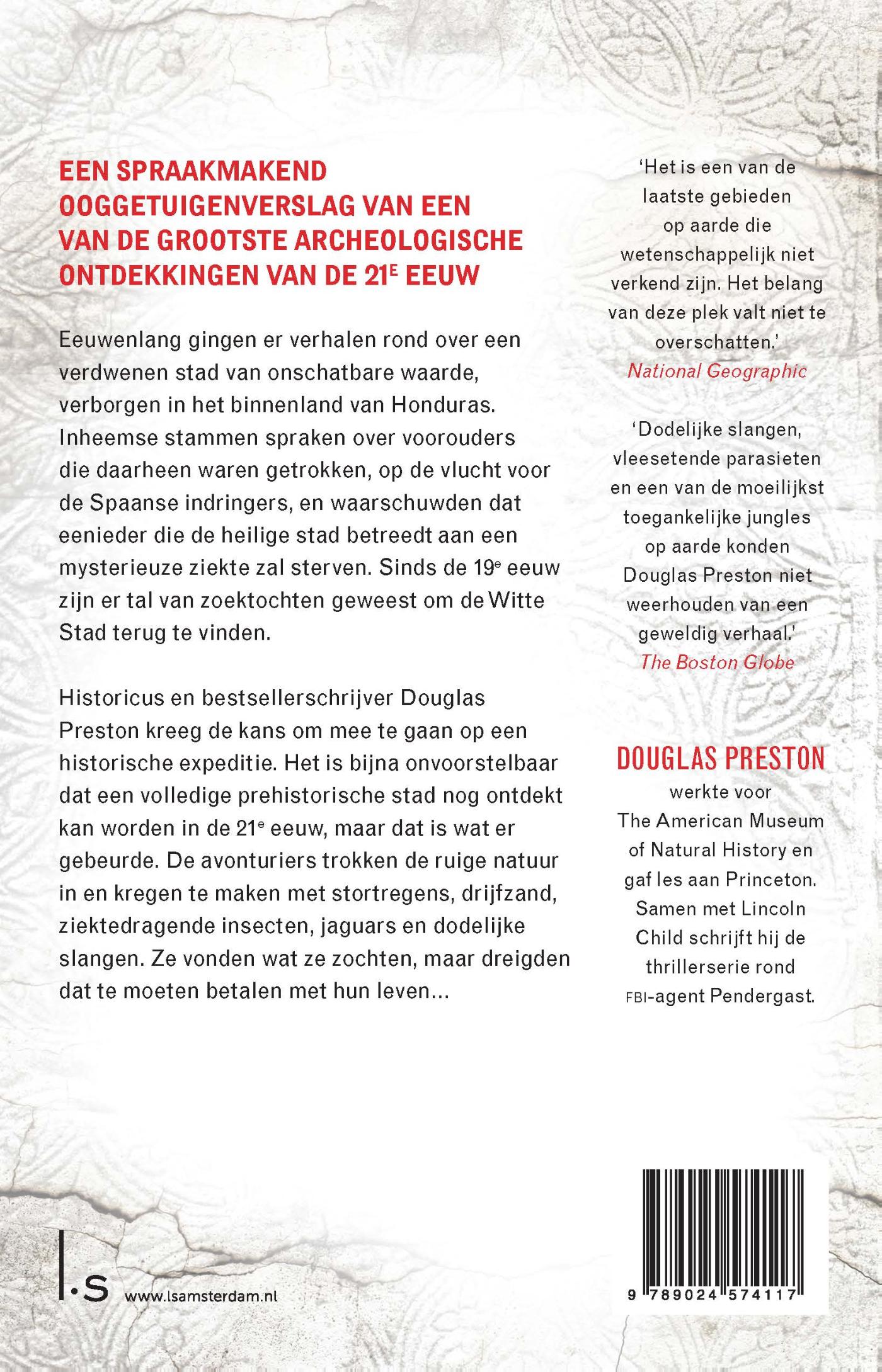 Achterkant van De verdwenen stad