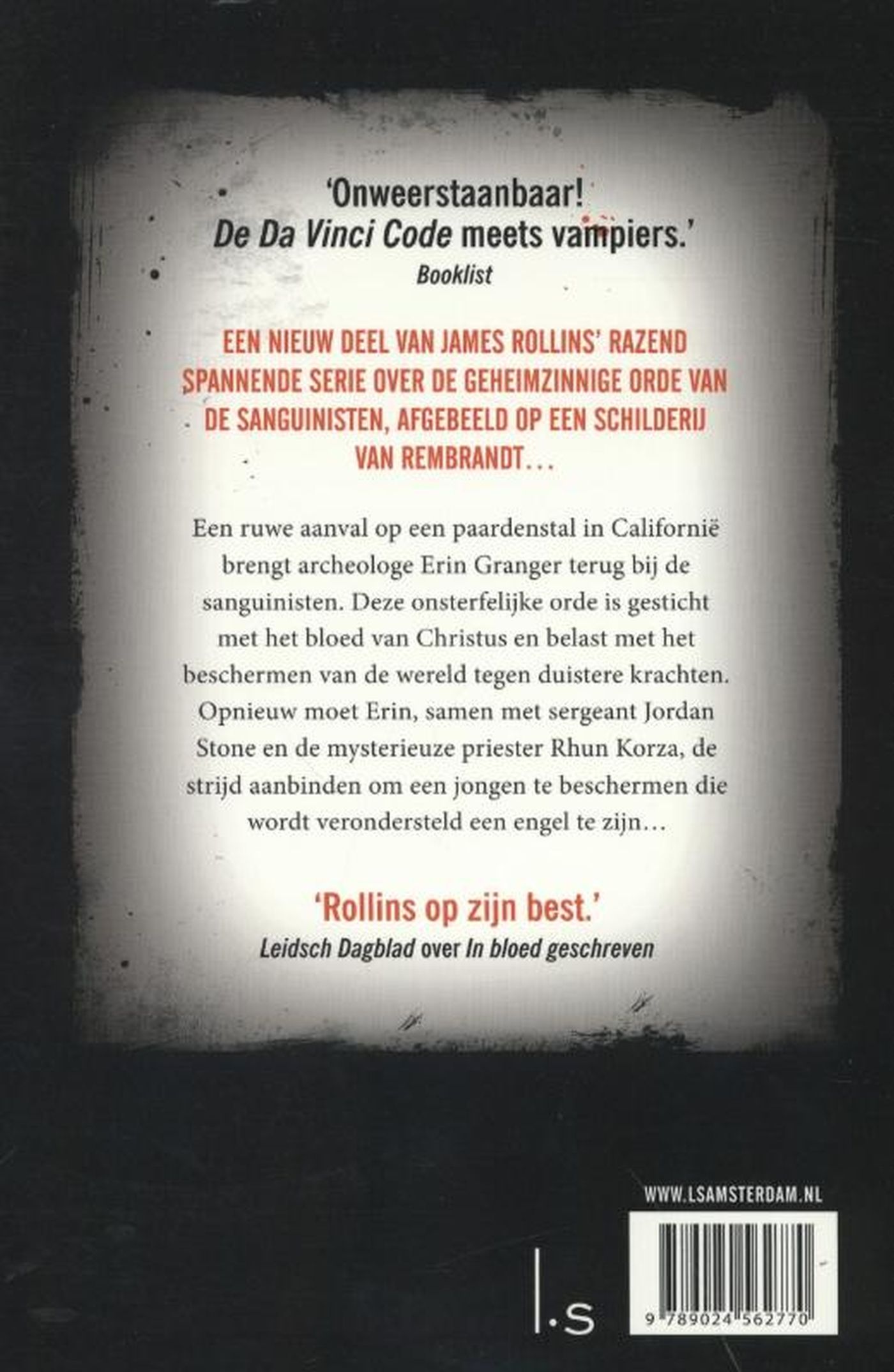 Achterkant van Onschuldig bloed