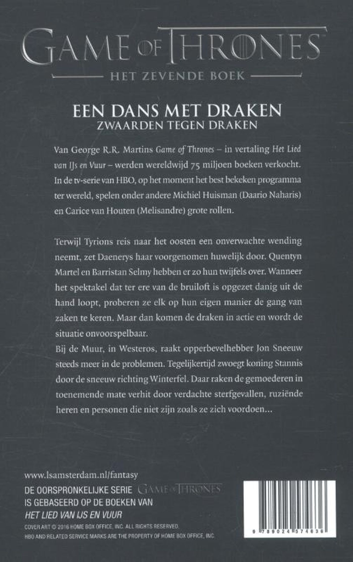 Achterkant van Een dans met draken
