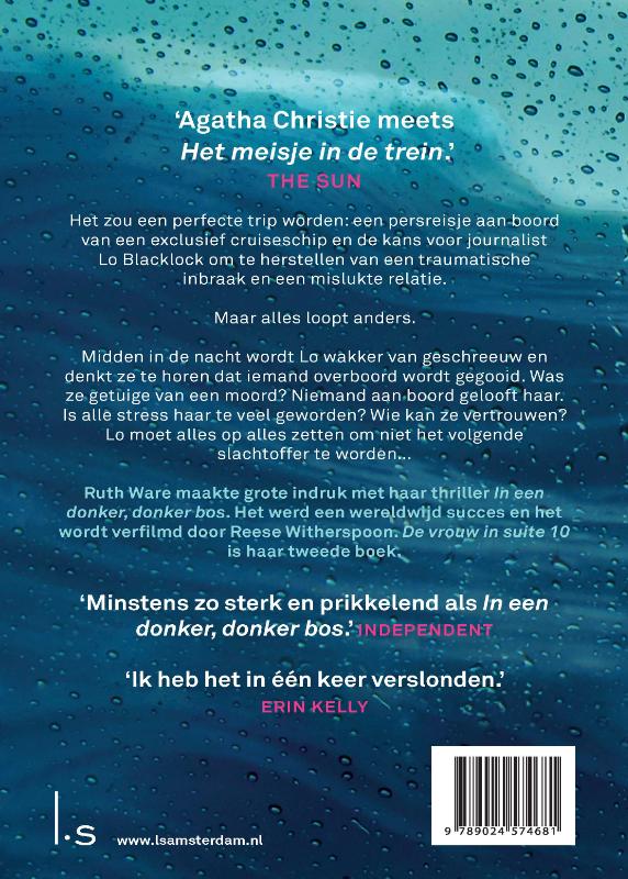 Achterkant van De vrouw in suite 10