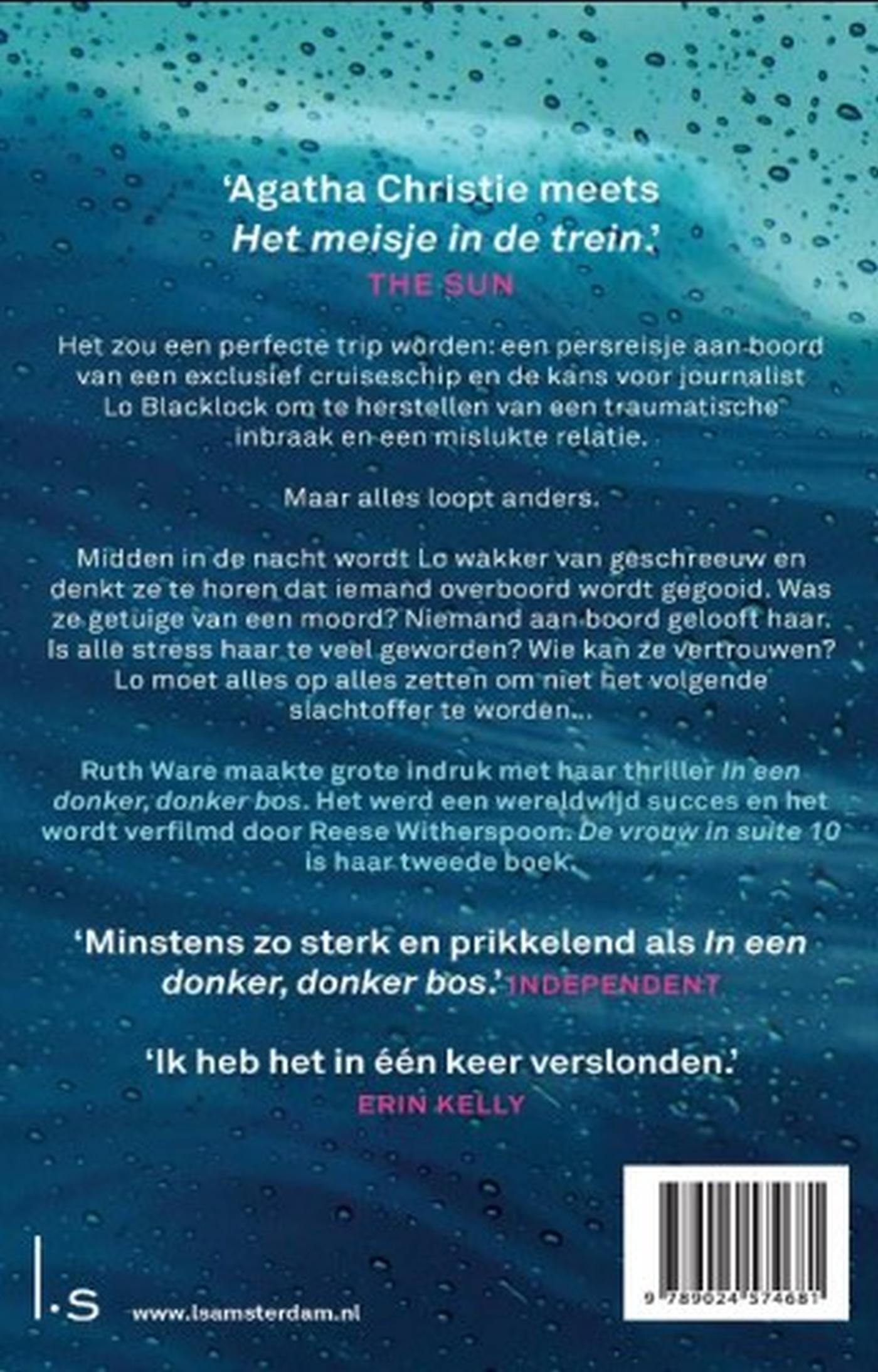 Achterkant van De vrouw in suite 10