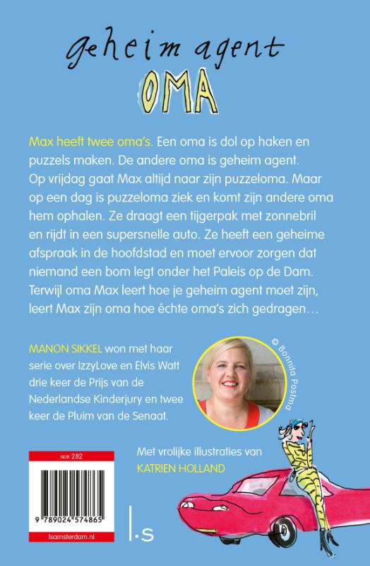 Achterkant van Geheim agent oma
