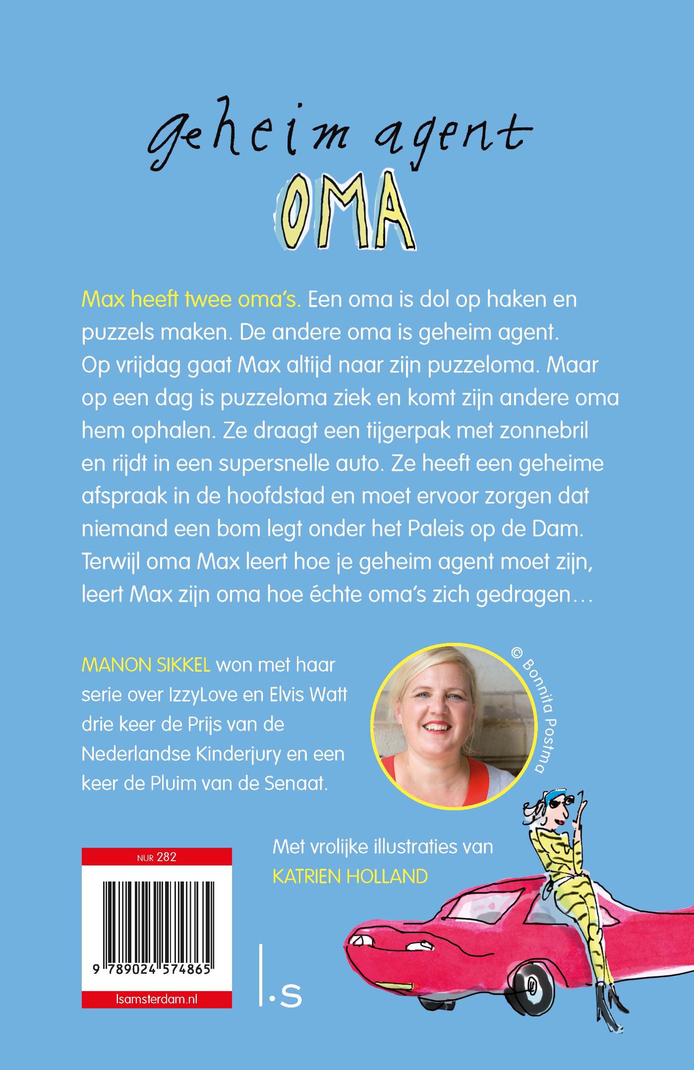 Achterkant van Geheim agent oma