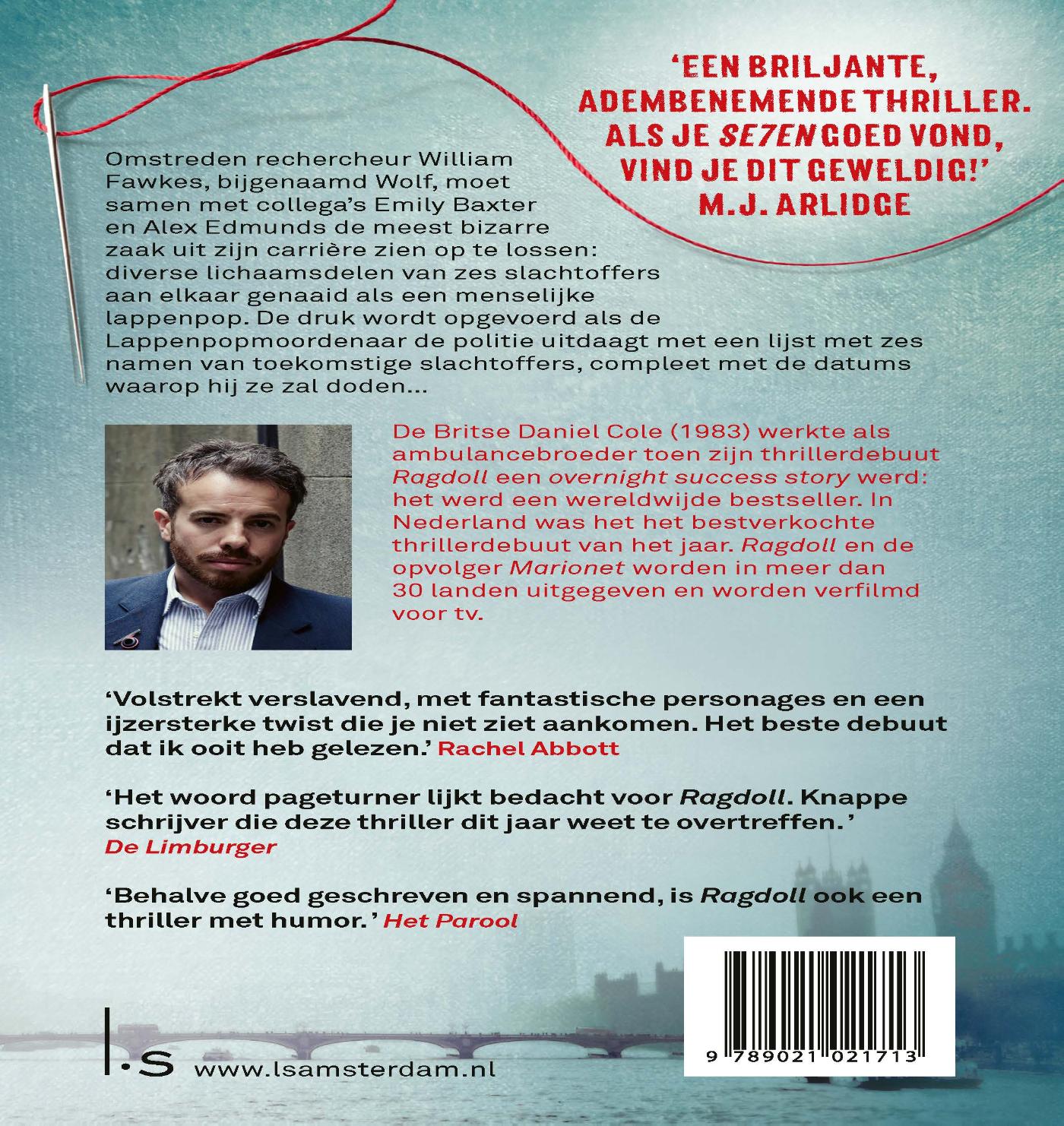 Achterkant van Ragdoll
