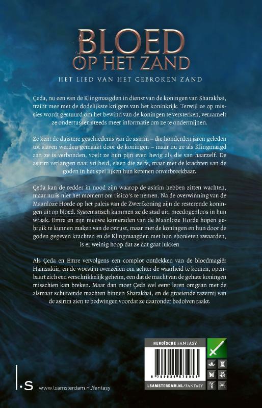Achterkant van Bloed op het Zand