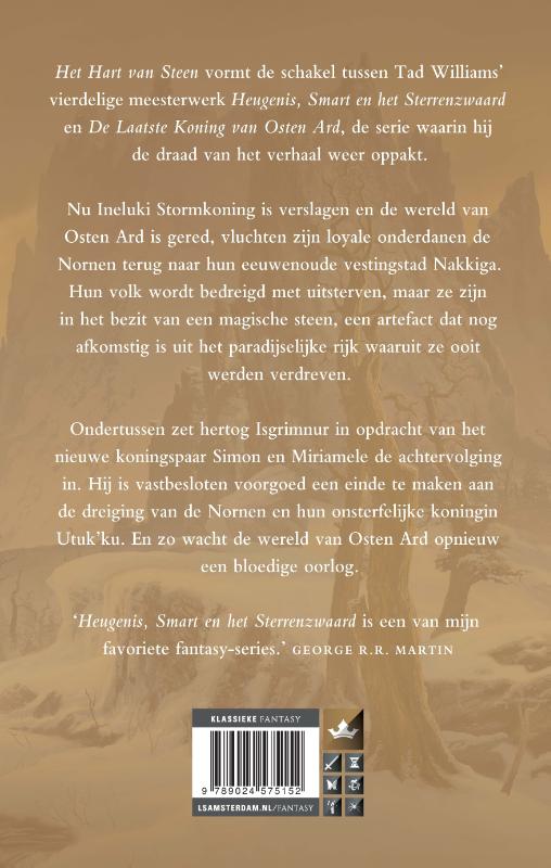 Achterkant van Het hart van steen