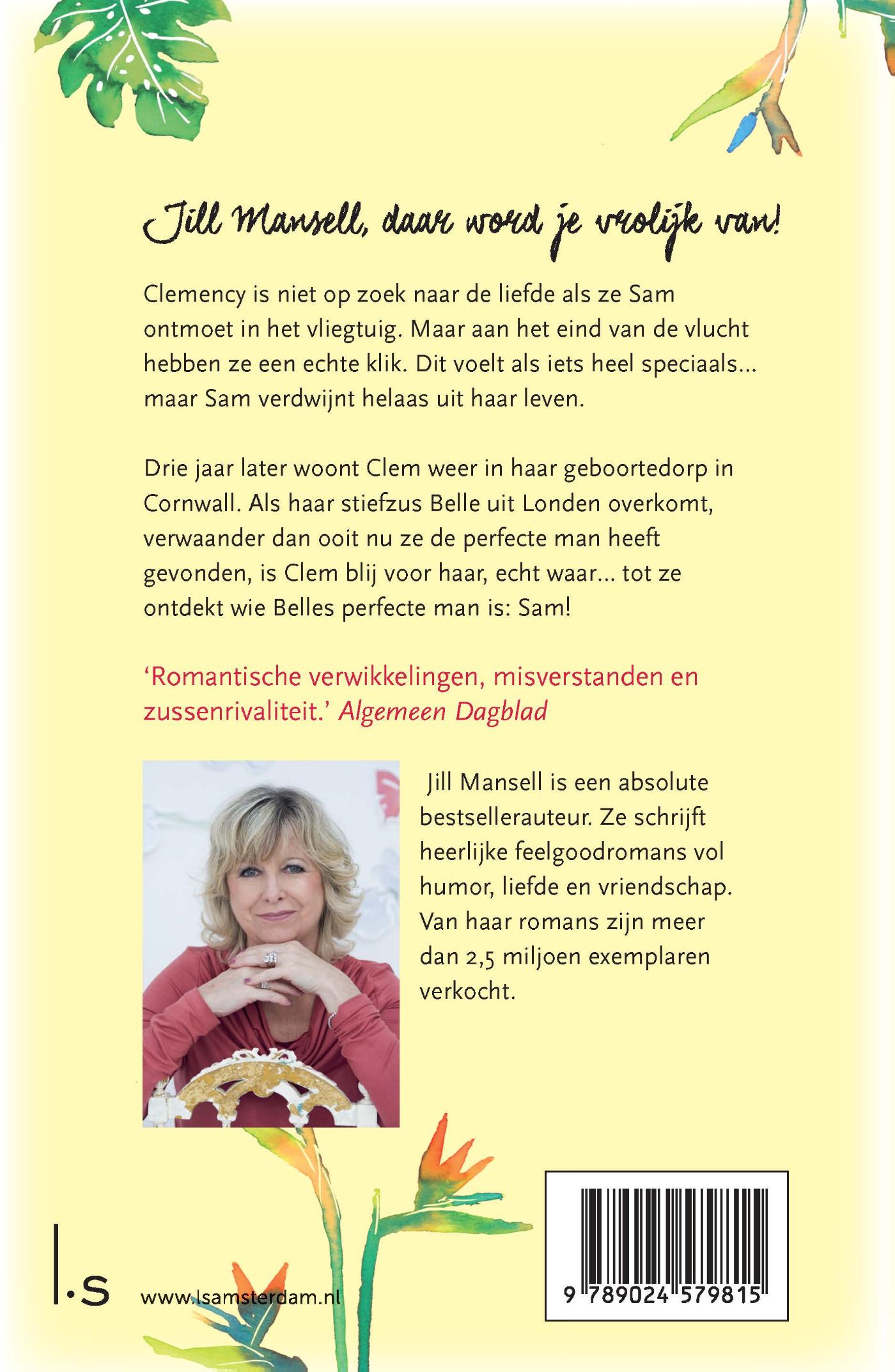 Achterkant van Ik zie je op het strand