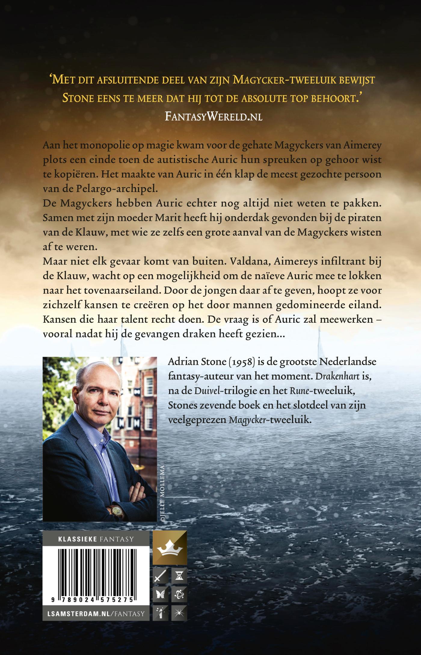 Achterkant van Drakenhart
