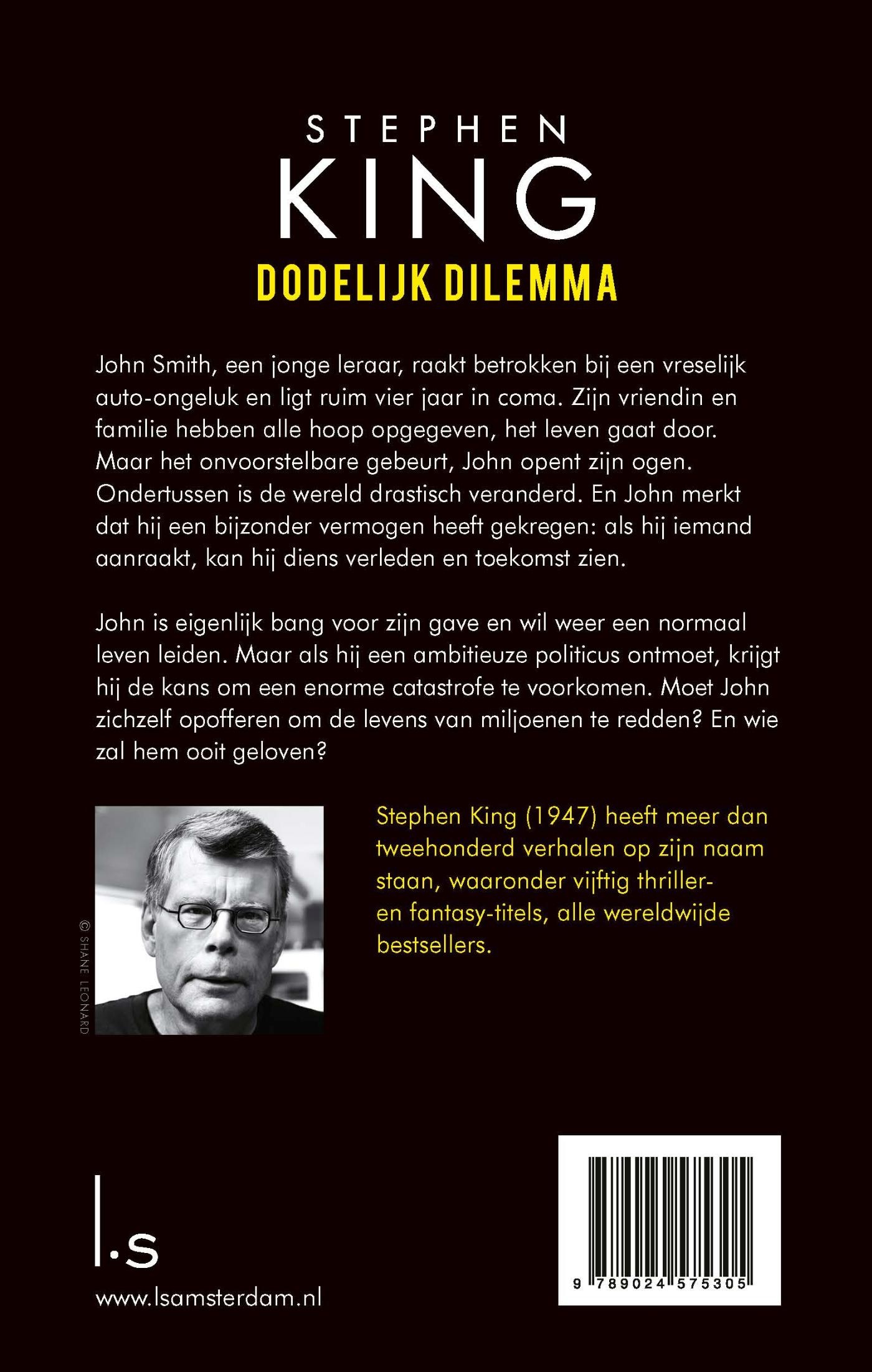 Achterkant van Dodelijk dilemma