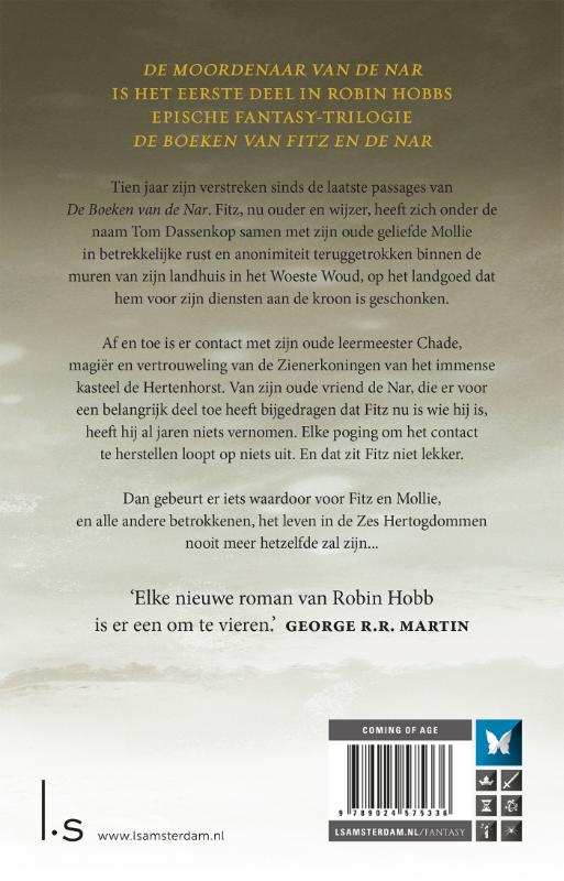 Achterkant van De Moordenaar van de Nar