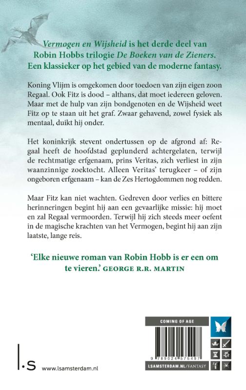 Achterkant van Vermogen en wijsheid