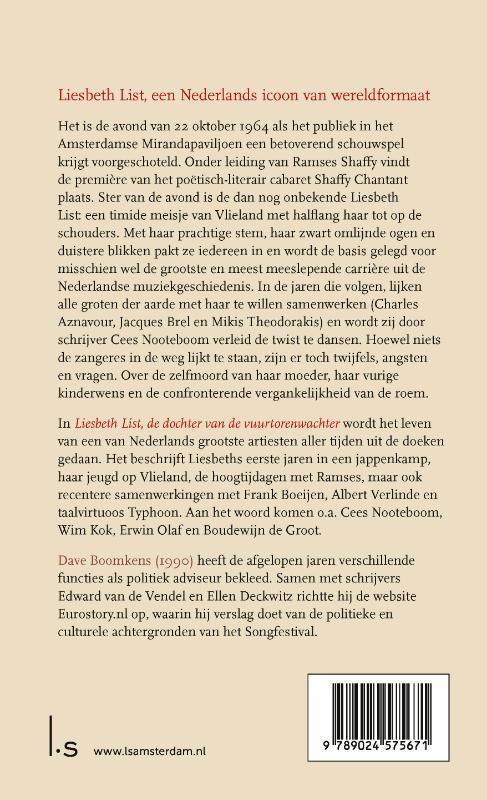 Achterkant van Liesbeth List