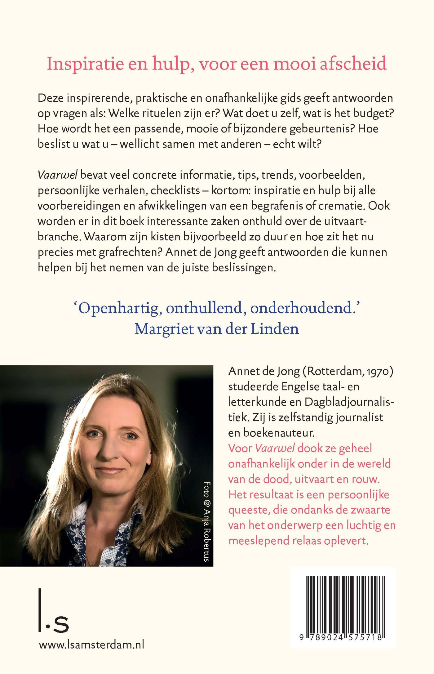 Achterkant van Vaarwel