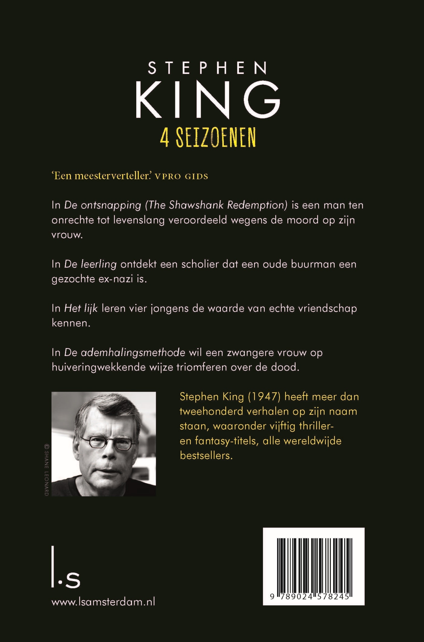 Achterkant van 4 seizoenen