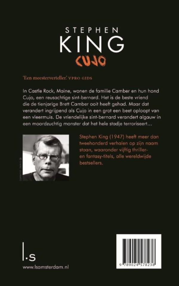 Achterkant van Cujo