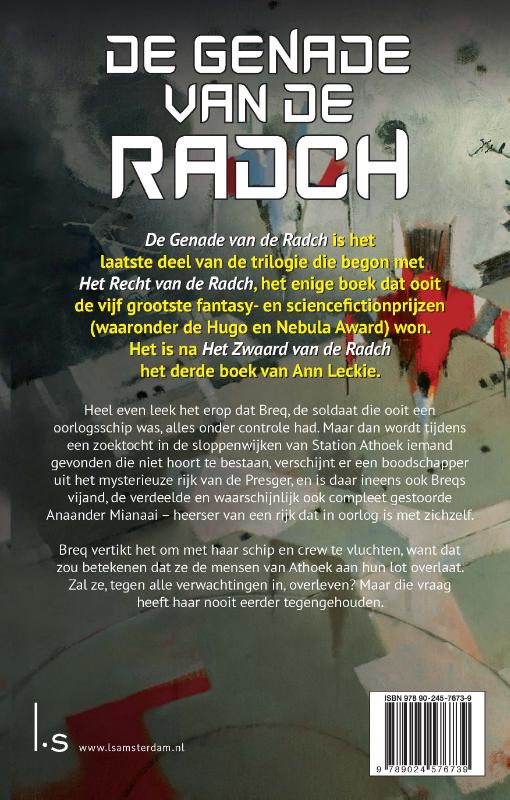Achterkant van De genade van de Radch
