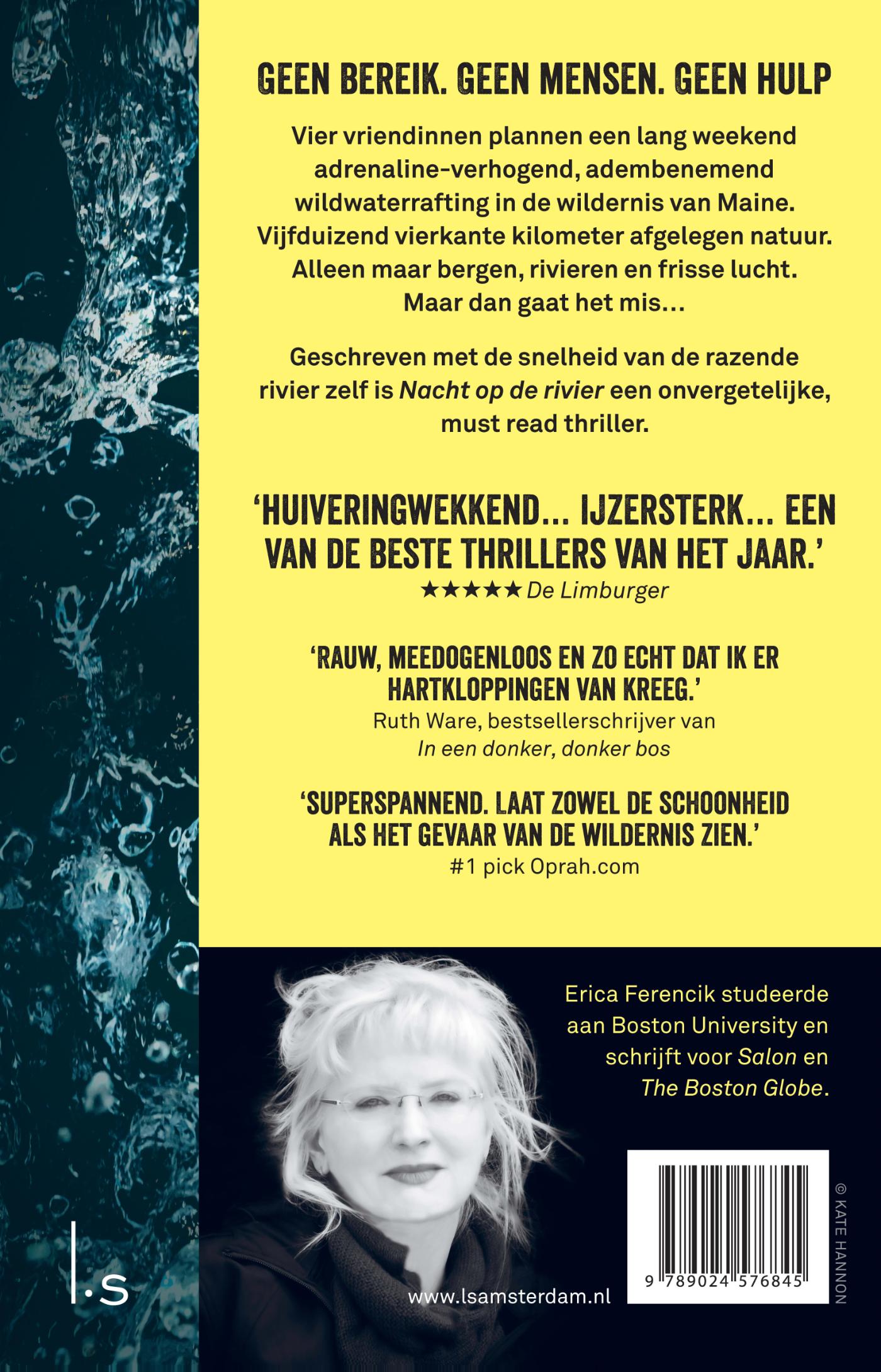 Achterkant van Nacht op de rivier