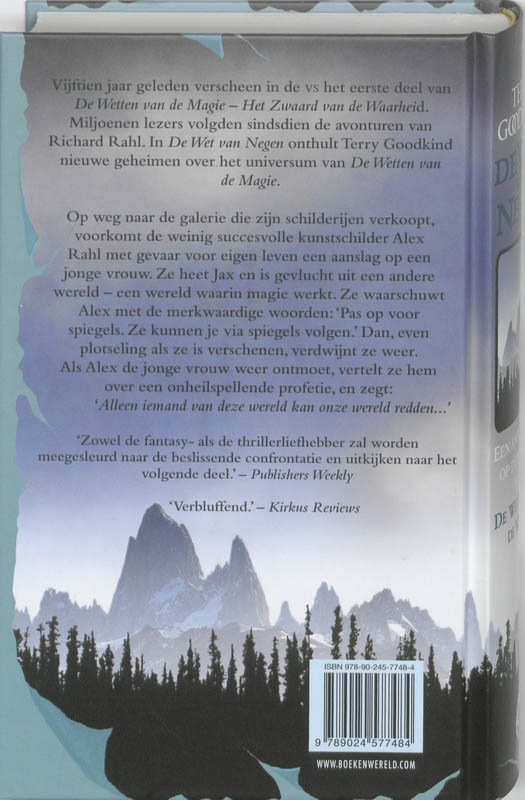 Achterkant van De Wet van Negen