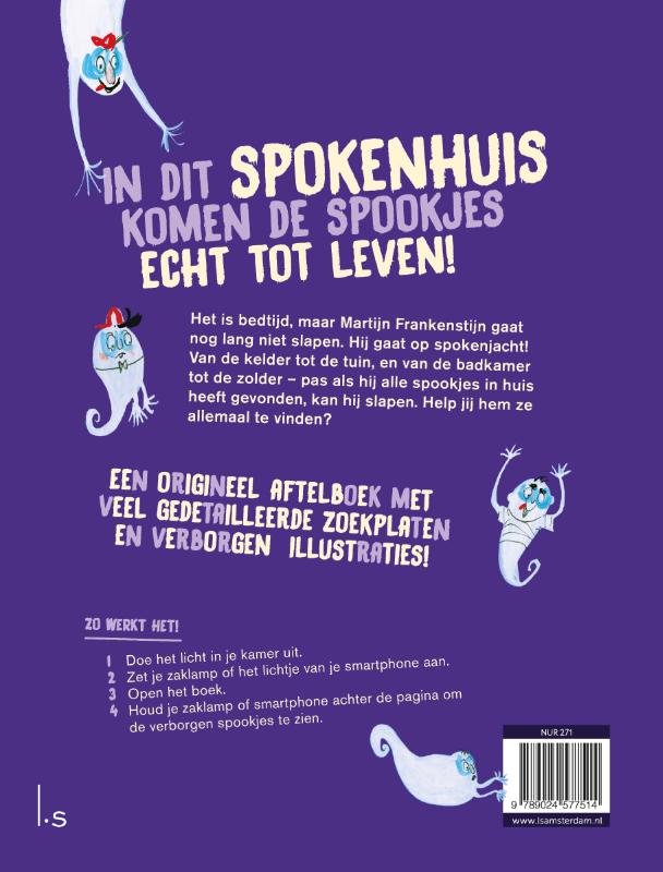 Achterkant van Martijn Frankenstijn gaat op spokenjacht