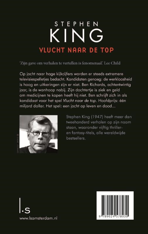 Achterkant van Vlucht naar de top