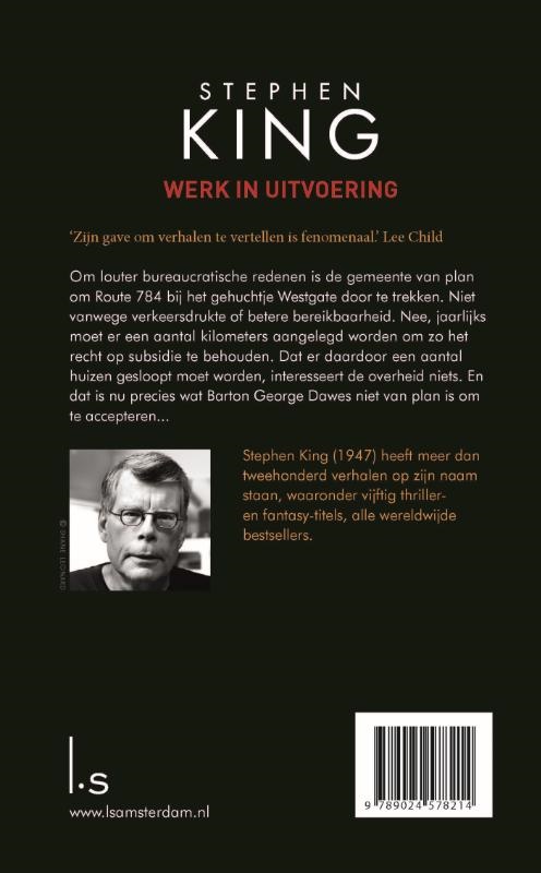 Achterkant van Werk in uitvoering